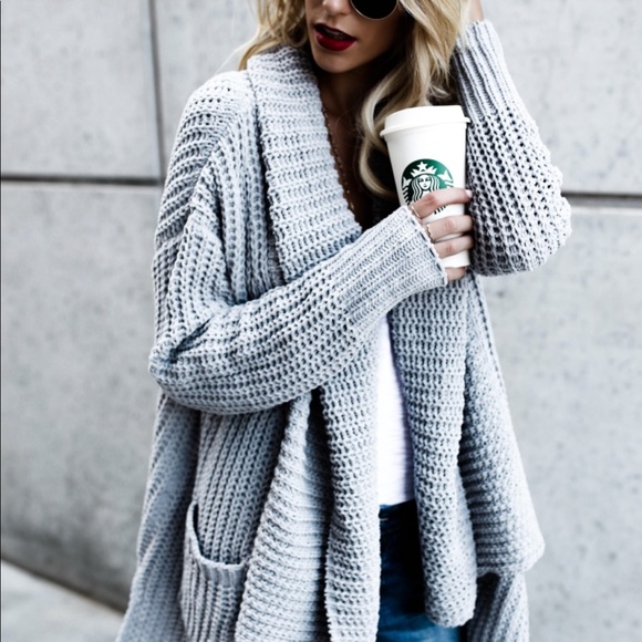 ONE LEFT - Comfy Cozy Pocketed Cardigan - Picture 2 of 8